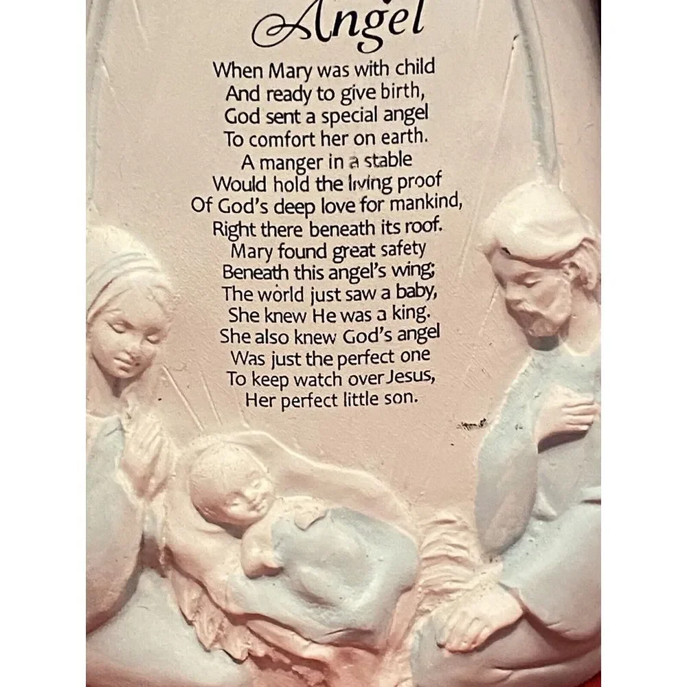 Enesco Foundations Heart‎ Hold You in Heaven Bereavement Angel Figurine 8.07